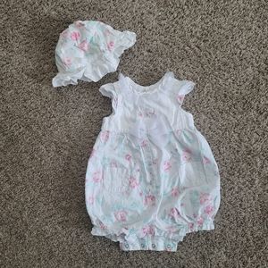 Little me 6 months baby girls 2 piece